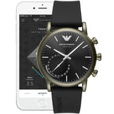 Emporio Armani ART3016 Analog Display Black Smart Watch Men's Watch