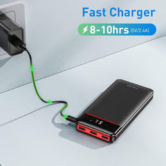 Portable Charger Power Bank 25000mAh, Fast Charging USB C with 3 Outputs & 2 Inputs & Flashlight, Ultra High Capacity External Battery Pack for Cell Phone Compatible with iPhone, Samsung, Android etc