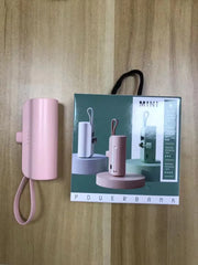 Mini Gift Powerbank 3000mah Cute Capsule Rechargeable Power Bank 5000mAh with Holder