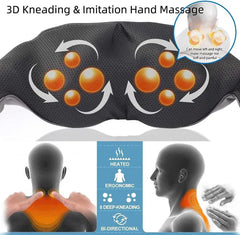 RENPHO Back Neck Massager with Heat, Shiatsu Shoulder Massager Kneading Massage