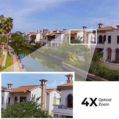 Reolink rlc 511a 5mp outdoor wired camera with 4× optical zoom ir night vision box pack with complete accessories