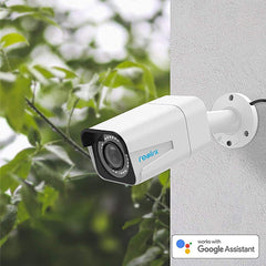 Reolink rlc 511a 5mp outdoor wired camera with 4× optical zoom ir night vision box pack with complete accessories