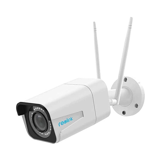 Relink rlc 511w wired and wifi outdoor camera with ir night vision 4× optical zoom box pack with complete accessories