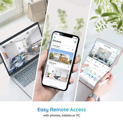 Relink rlc 511w wired and wifi outdoor camera with ir night vision 4× optical zoom box pack with complete accessories