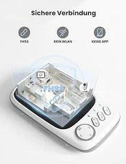 GHB Baby Monitor with Camera Baby Monitor 3.2 Inch LCD Night Vision VOX Mode Intercom Function and Lullabies Indoor