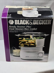 Black and Decker Handy Food Steamer Plus and Rice Cooker Hs90