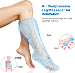 RENPHO Leg Massager and Compression for Circulation, Effective for Fathers Mothers Relaxation Muscles, Calf Massager FSA HSA Eligible