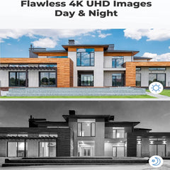 Reolink 4K PoE Security Camera Outdoor with Person/Vehicle Detection, IK10 Vandal Proof, 5X Optical Zoom, Time Lapse, Smart Motion Alert, Support microSD Card Slot for 24/7 Recording, RLC-842A
Without box