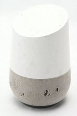 Google Home device promotional torn with original power adopter